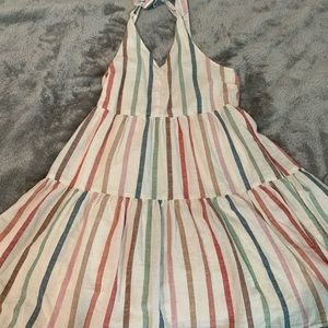 American Eagle striped halter dress (new w tags)